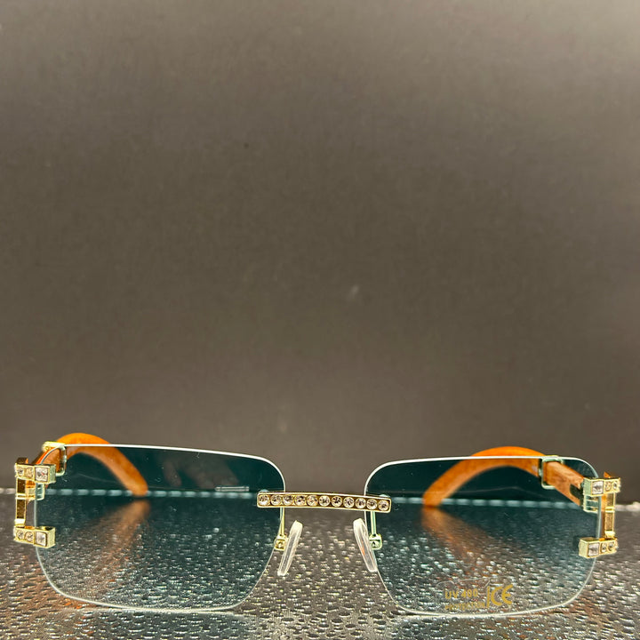 Chameleon Green Iced Frames