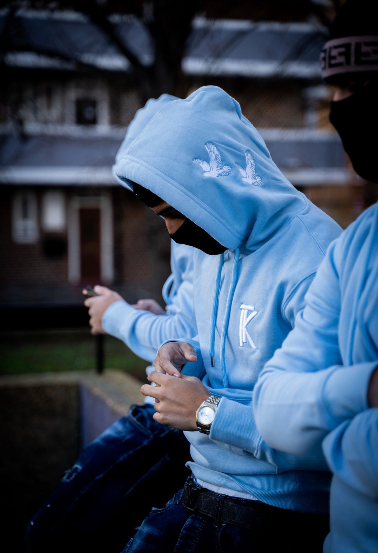 Baby Blue Hoodie